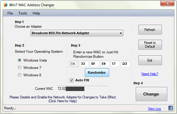 Mac address changer download softonic